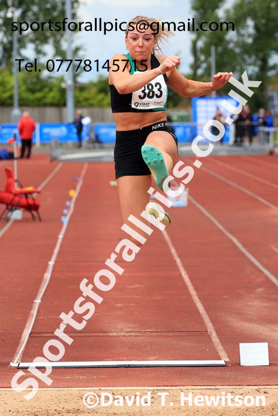 Senior Womens long jump, 2024 Northern Senior and Under-20s Track and Field Champs, Middlesbrough.  Photo: David T. Hewitson/Sports for All Pics